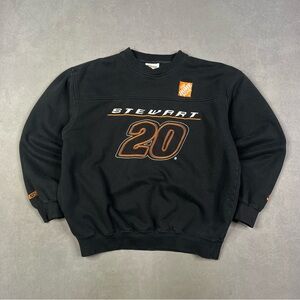 NASCAR Chase Authentics Black and Orange Crewneck Sweater